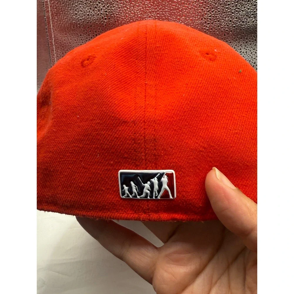 Boston Red Sox New Era 59FIFTY Baseball Cap Fitted Red Size‎ 6 3/4 MLB - Picture 3 of 4